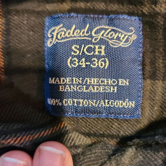 Faded glory small men's long sleeve button down shirt - Picture 3 of 6